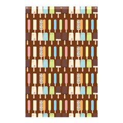 Candy Popsicles Brown Shower Curtain 48  X 72  (small)  by snowwhitegirl