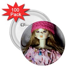 Cute In Pink 2 25  Buttons (100 Pack)  by snowwhitegirl