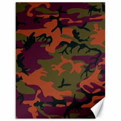 Camouflage Orange Canvas 18  X 24  by snowwhitegirl