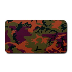 Camouflage Orange Medium Bar Mats by snowwhitegirl