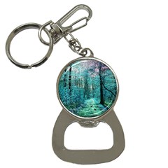 Blue Forest Bottle Opener Key Chains by snowwhitegirl