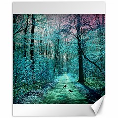 Blue Forest Canvas 11  X 14 