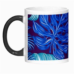 Tropical Blue Leaves Morph Mugs