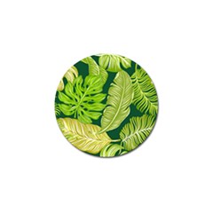 Tropical Green Leaves Golf Ball Marker (4 Pack) by snowwhitegirl