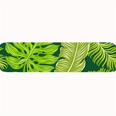 Tropical Green Leaves Large Bar Mats