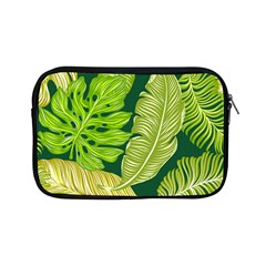 Tropical Green Leaves Apple Ipad Mini Zipper Cases by snowwhitegirl