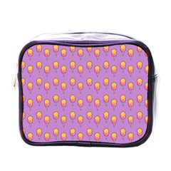 Cotton Candy Pattern Violet Mini Toiletries Bag (one Side) by snowwhitegirl