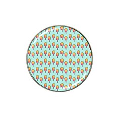 Cotton Candy Pattern Aqua 3d Hat Clip Ball Marker by snowwhitegirl