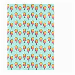 Cotton Candy Pattern Aqua 3d Large Garden Flag (two Sides) by snowwhitegirl