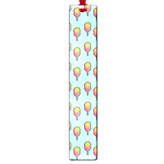 Cotton Candy Pattern Aqua 3d Large Book Marks by snowwhitegirl