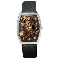 Steampunk Clock Barrel Style Metal Watch