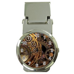 Steampunk Clock Money Clip Watches