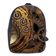 Steampunk Clock School Bag (large)
