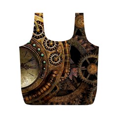 Steampunk Clock Full Print Recycle Bag (m) by snowwhitegirl