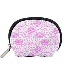 Peony Asia Spring Flowers Natural Accessory Pouch (small)