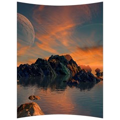 Horizon Sunset Evening Sunrise Back Support Cushion by Pakrebo
