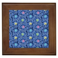 Floral Design Asia Seamless Pattern Framed Tiles by Pakrebo