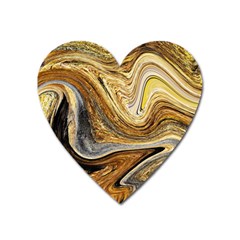 Abstract Acrylic Art Artwork Heart Magnet by Pakrebo