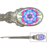 Lotus Flower Bird Metatron s Cube Letter Opener Front