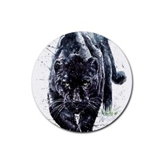 Panther Rubber Coaster (round)  by kot737