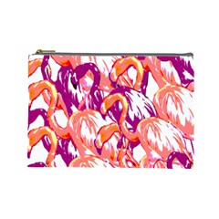 Flamingos Cosmetic Bag (large) by StarvingArtisan