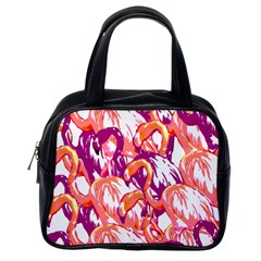 Flamingos Classic Handbag (one Side) by StarvingArtisan