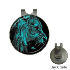 Angry Male Lion Predator Carnivore Hat Clips With Golf Markers