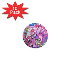 Trippy Forest Full Version 1  Mini Magnet (10 Pack)  by okhismakingart