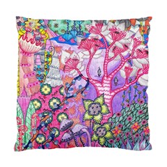 Trippy Forest Full Version Standard Cushion Case (two Sides) by okhismakingart