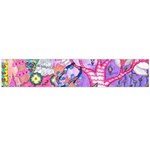 Trippy Forest Full Version Large Flano Scarf  Back