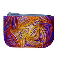 Electric Field Art Lii Large Coin Purse by okhismakingart