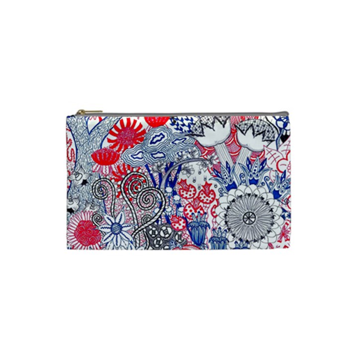 Floral Jungle  Cosmetic Bag (Small)