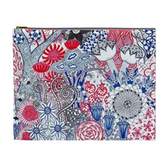 Floral Jungle  Cosmetic Bag (XL)