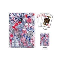 Floral Jungle  Playing Cards (mini) by okhismakingart