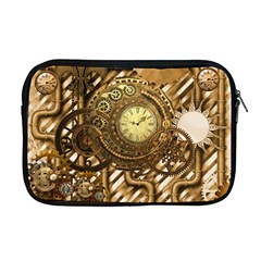 Wonderful Steampunk Design, Awesome Clockwork Apple Macbook Pro 17  Zipper Case by FantasyWorld7