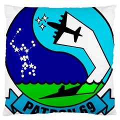 United States Navy Reserve Vp-69 Patrol Squadron Large Cushion Case (one Side) by abbeyz71