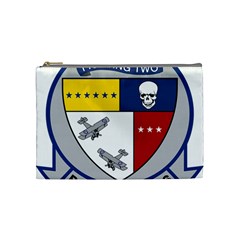 United States Navy Strike Fighter Squadron 2 Insignia Cosmetic Bag (medium) by abbeyz71