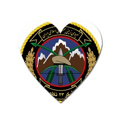 Iranian Army 23rd Takavar Division Insignia Heart Magnet by abbeyz71