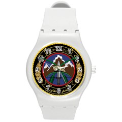 Iranian Army 23rd Takavar Division Insignia Round Plastic Sport Watch (m)