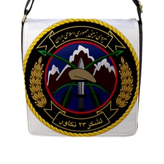 Iranian Army 23rd Takavar Division Insignia Flap Closure Messenger Bag (l) by abbeyz71