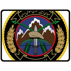 Iranian Army 23rd Takavar Division Insignia Double Sided Fleece Blanket (large)  by abbeyz71