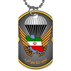 Insignia Of Iranian Army 55th Airborne Brigade Dog Tag (one Side) by abbeyz71