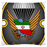 Insignia of Iranian Army 55th Airborne Brigade Large Cushion Case (One Side) Front