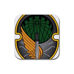 Iranian Army 65th Airborne Special Forces Brigade Insignia Rubber Coaster (square)  by abbeyz71