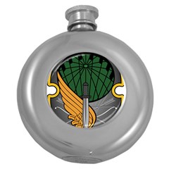 Iranian Army 65th Airborne Special Forces Brigade Insignia Round Hip Flask (5 oz)