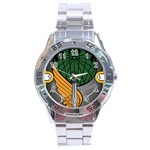 Iranian Army 65th Airborne Special Forces Brigade Insignia Stainless Steel Analogue Watch Front