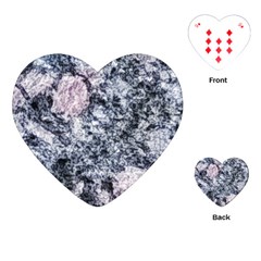 Garden Of The Phoenix Granite Playing Cards (heart) by Riverwoman