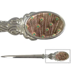 Peacock Feather Bird Exhibition Letter Opener