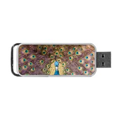 Peacock Feather Peacock Feather Portable Usb Flash (two Sides) by Pakrebo