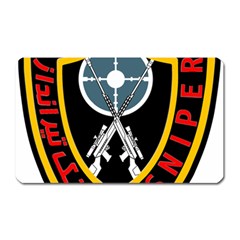 Nohed Sniper Badge Magnet (rectangular) by abbeyz71